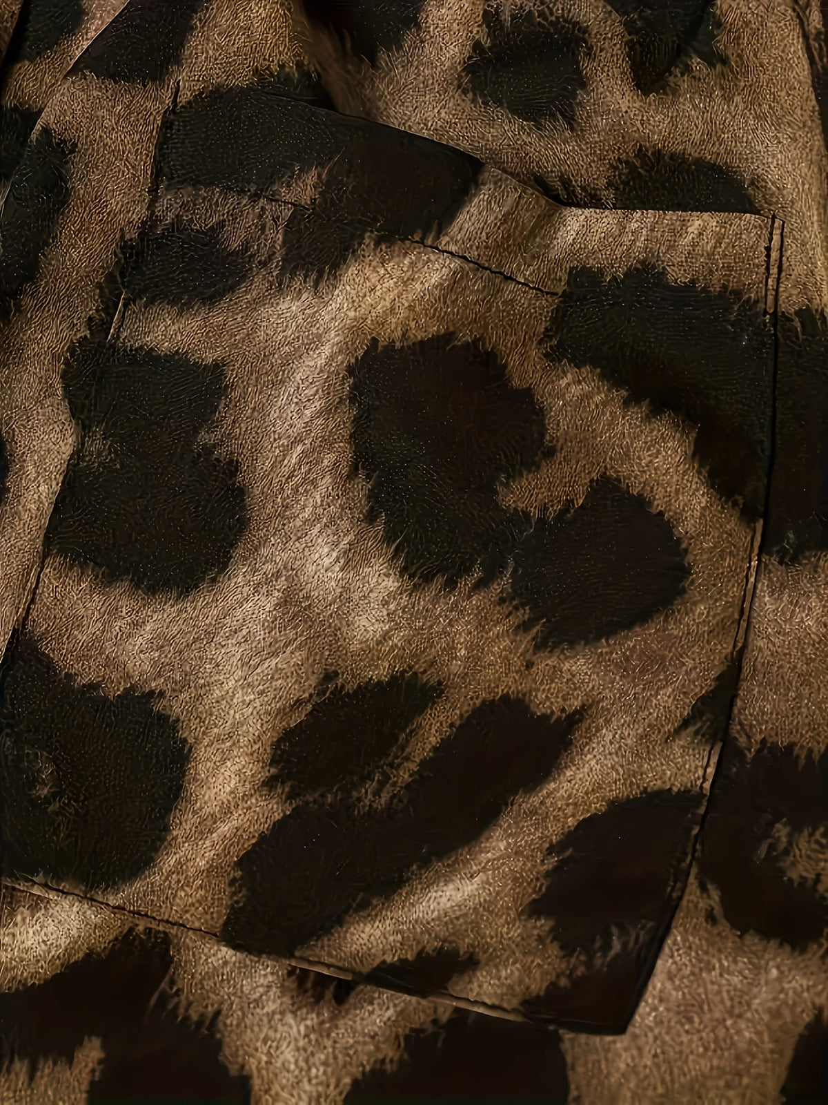 Dahlia | Leopard Print Two Piece Set with Collar