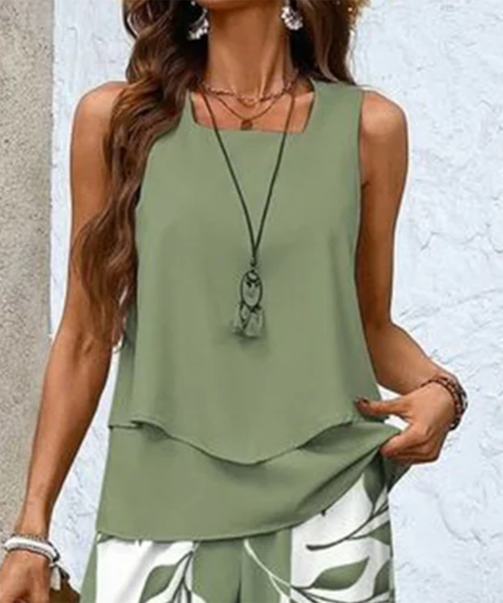 Uma | Elegant Relaxed Two Piece Matching Set
