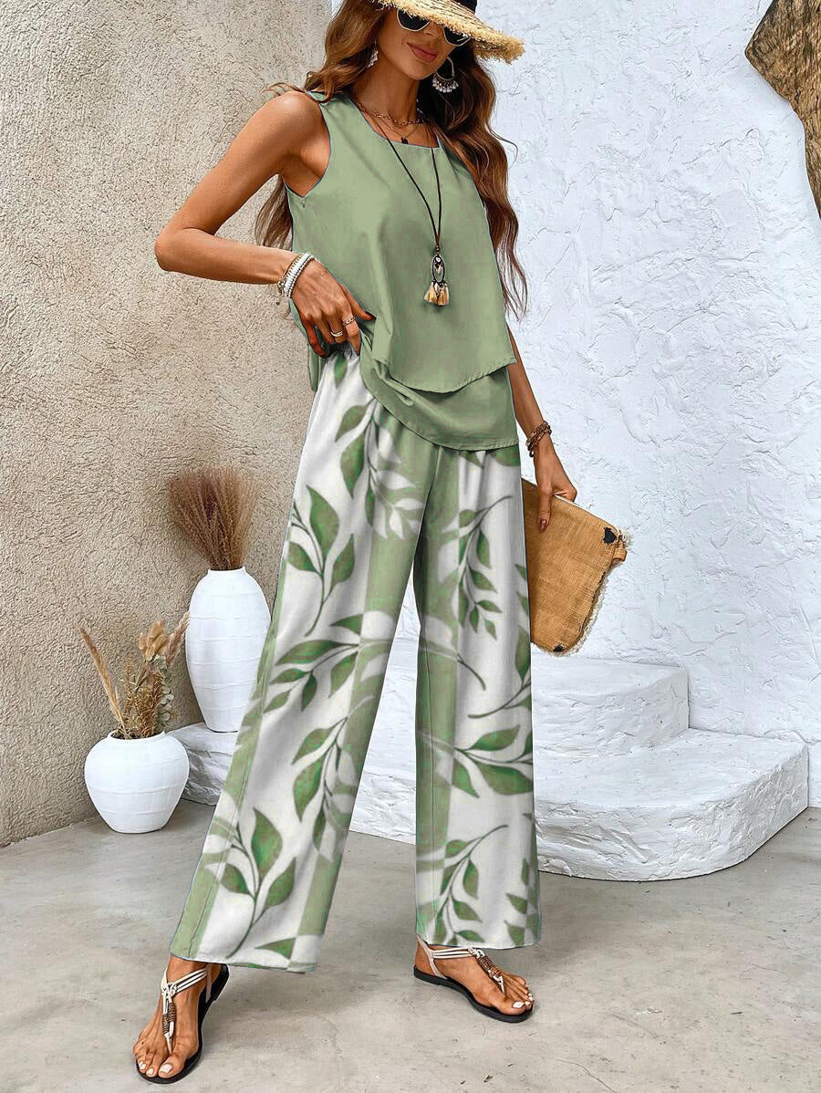 Uma | Elegant Relaxed Two Piece Matching Set