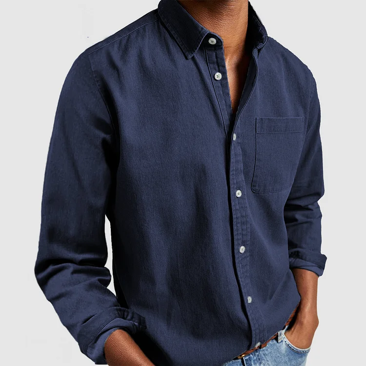 Alfie | Tailored Fit Cotton Button Up Shirt