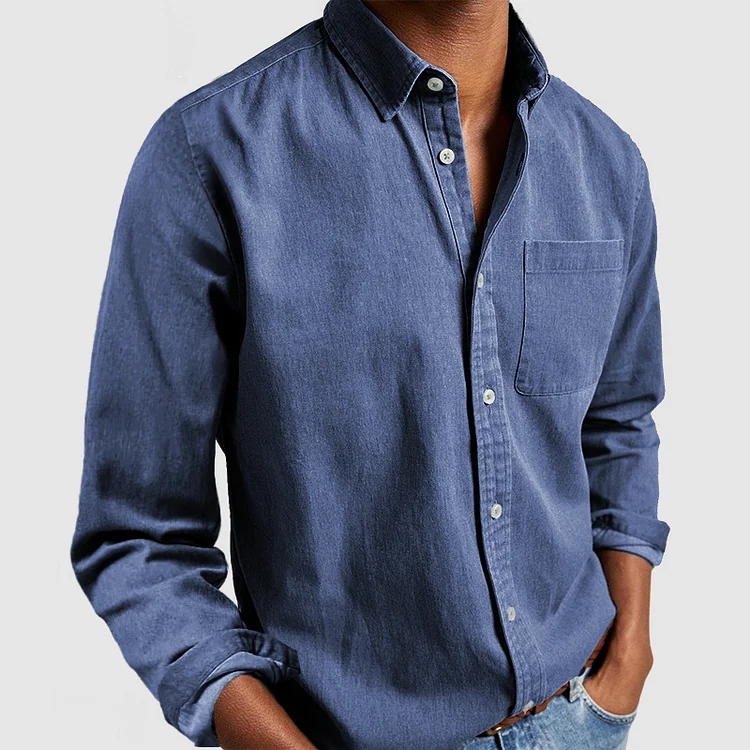 Alfie | Tailored Fit Cotton Button Up Shirt
