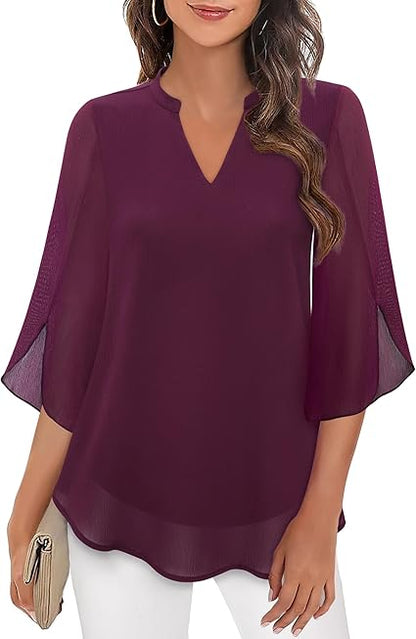 Sabine | Lightweight Layered Blouse
