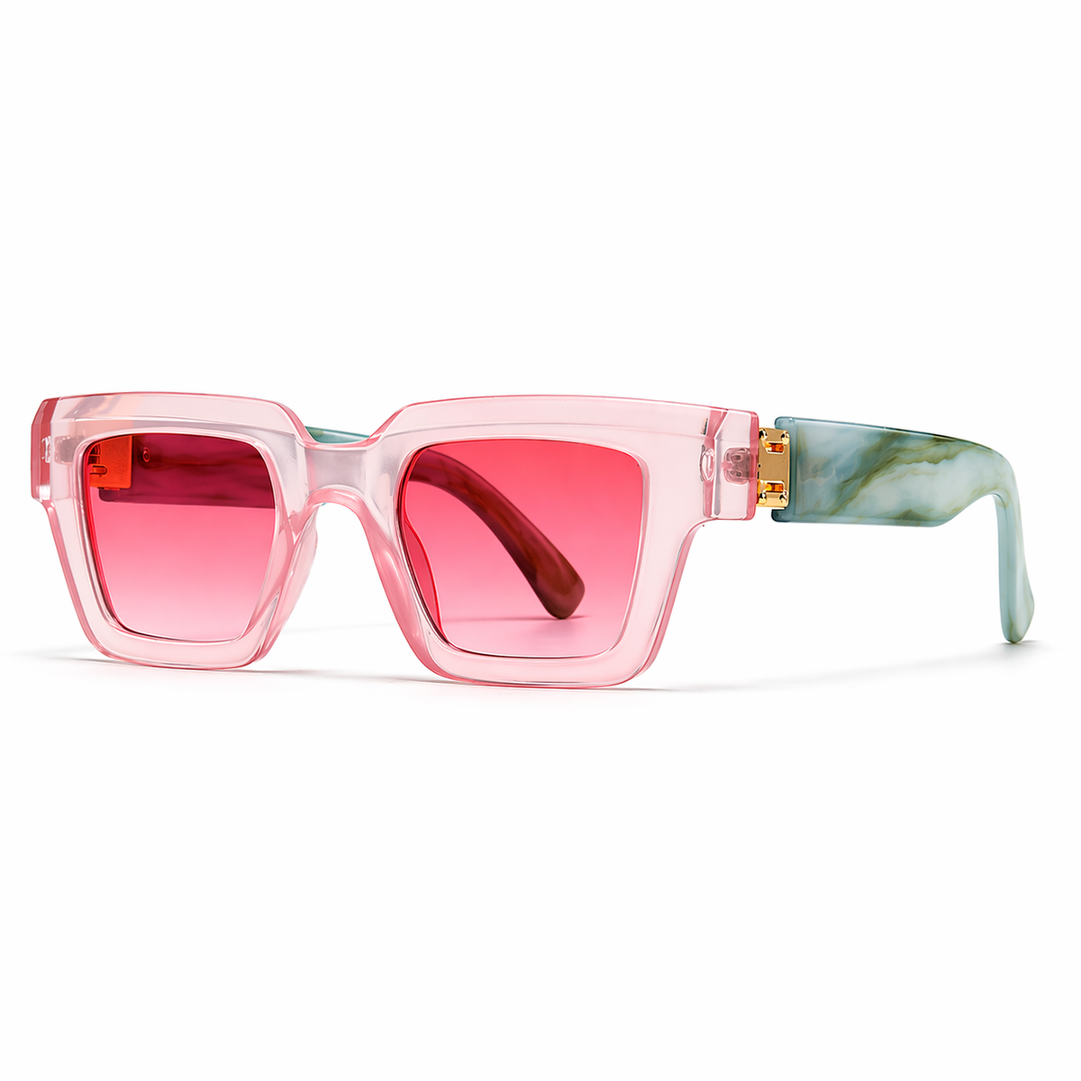 Clementine | Oversized Square Sunglasses with Tinted Lenses