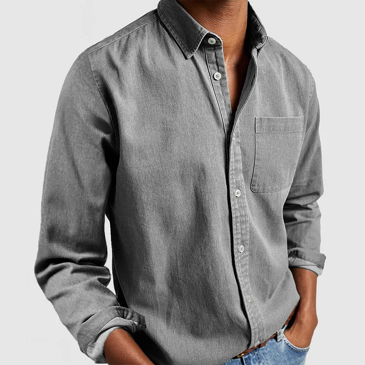 Alfie | Tailored Fit Cotton Button Up Shirt
