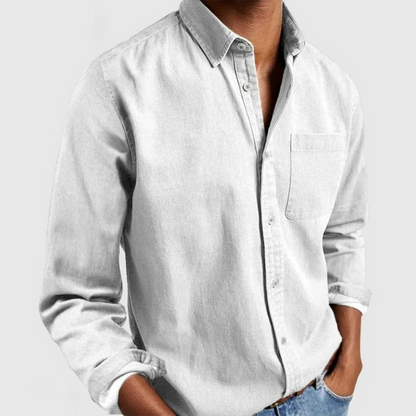 Alfie | Tailored Fit Cotton Button Up Shirt