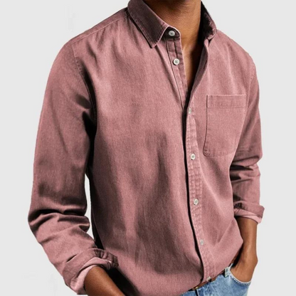 Alfie | Tailored Fit Cotton Button Up Shirt