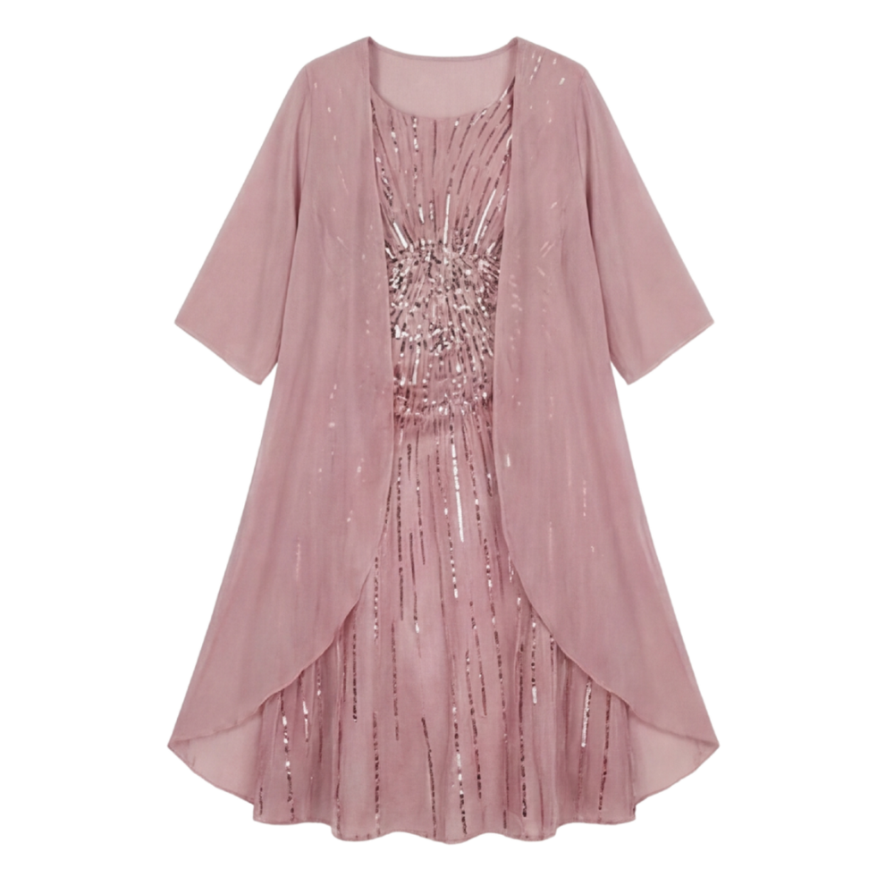 Nell | Floral Print Chiffon Two Piece Set
