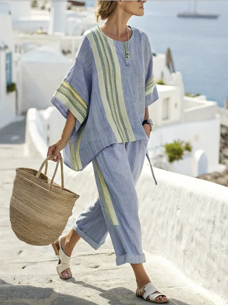 Vienna | Bamboo Linen Blend Two Piece Set