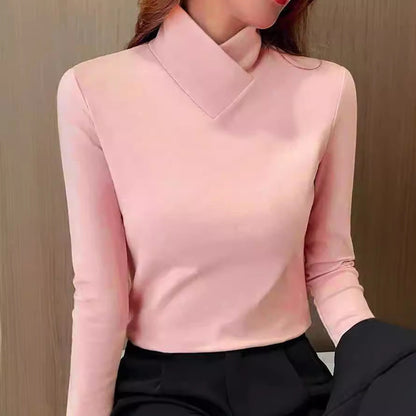 Willa | Elegant Turtleneck Long Sleeve Top