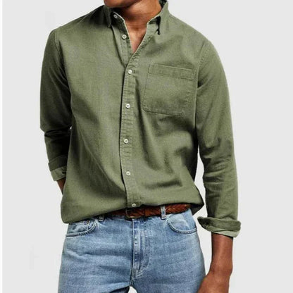 Alfie | Tailored Fit Cotton Button Up Shirt