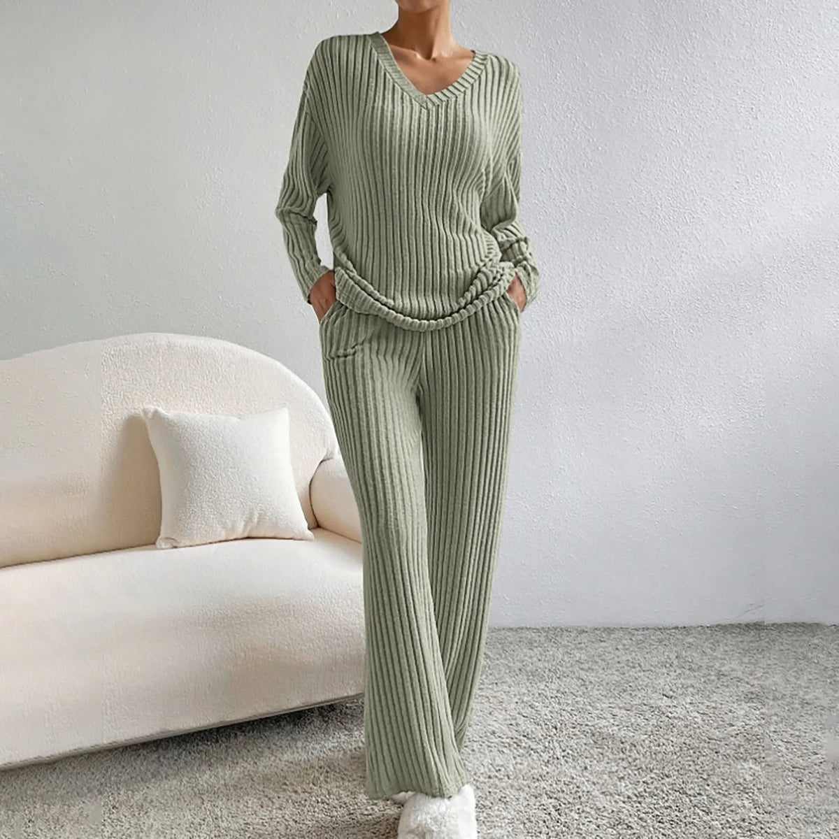 Luella | Merino Wool Knit Two Piece Set
