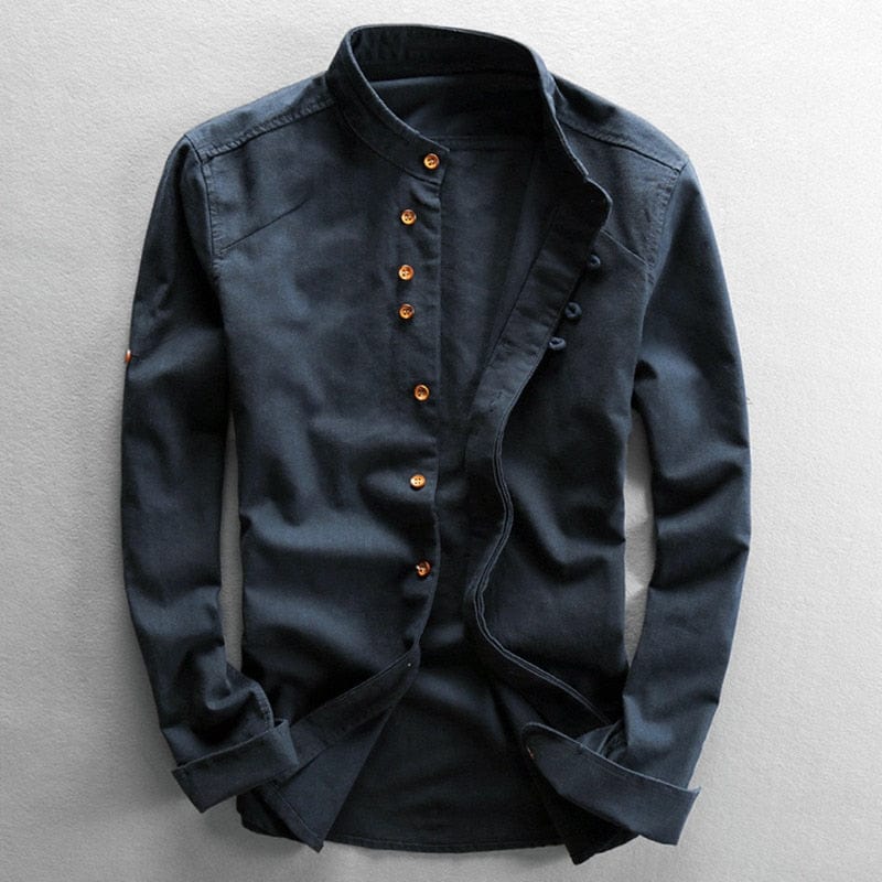 Isaac | Japanese Style Print Casual Shirt