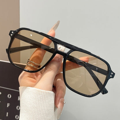 Arabella | Tortoiseshell Rectangle Sunglasses with Gradient Lenses