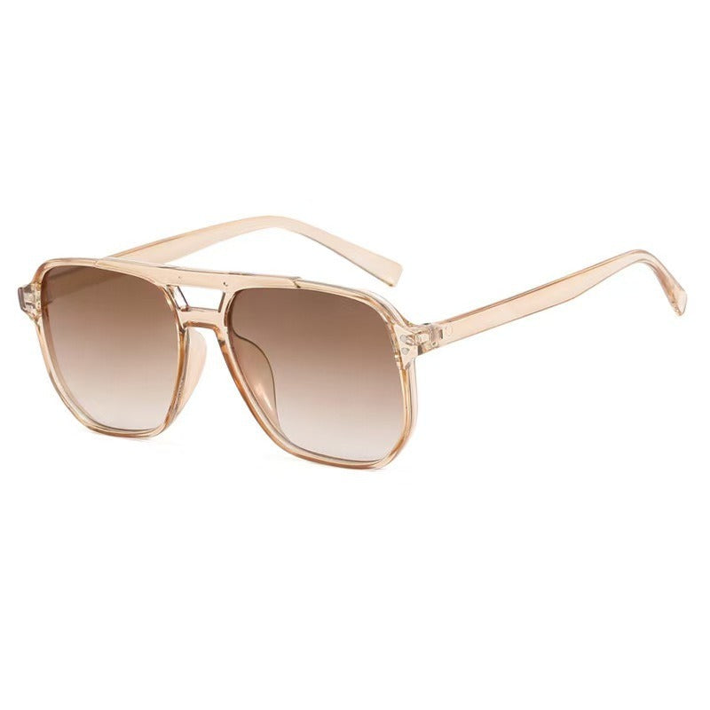 Arabella | Tortoiseshell Rectangle Sunglasses with Gradient Lenses