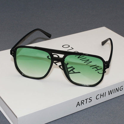 Arabella | Tortoiseshell Rectangle Sunglasses with Gradient Lenses