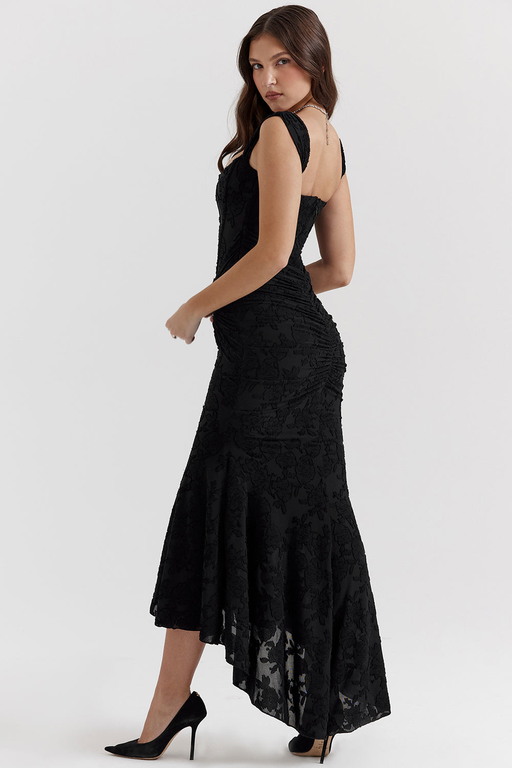 Beatrice | Corset Ruched Maxi Formal Evening Dress