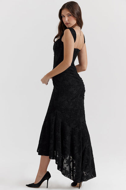 Beatrice | Corset Ruched Maxi Formal Evening Dress