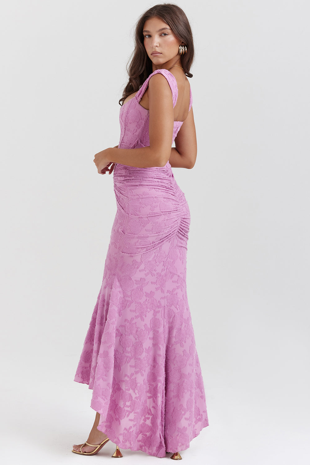 Beatrice | Corset Ruched Maxi Formal Evening Dress