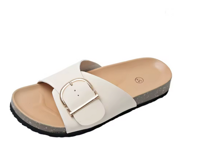 Maeve | Buckle Detail Flat Summer Sandals
