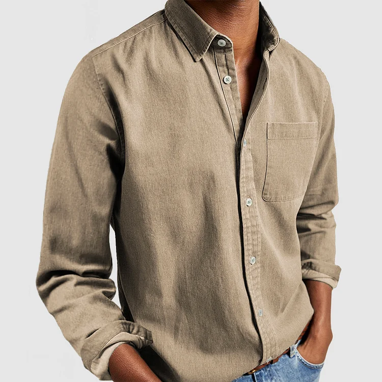 Alfie | Tailored Fit Cotton Button Up Shirt