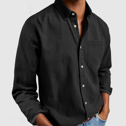 Alfie | Tailored Fit Cotton Button Up Shirt