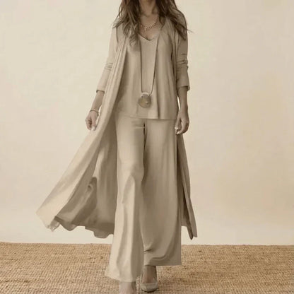 Eliza | Tunic and Wide Leg Pants Three Piece Set