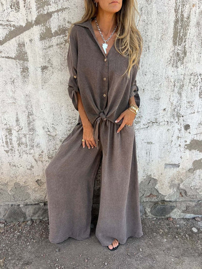 Bianca | Loose Fit Casual Two Piece Set