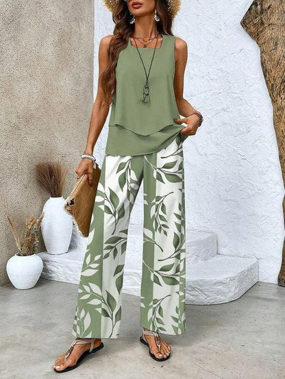 Uma | Elegant Relaxed Two Piece Matching Set