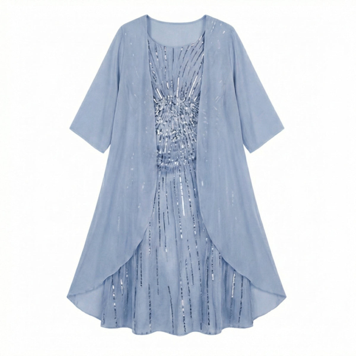 Nell | Floral Print Chiffon Two Piece Set