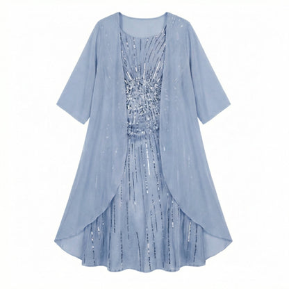 Nell | Floral Print Chiffon Two Piece Set