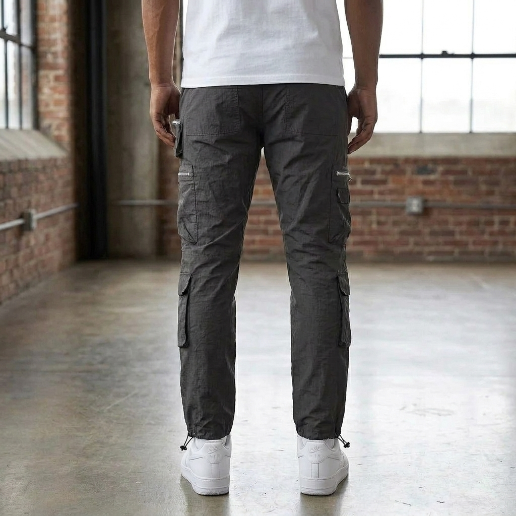 Tristan | Beltless Utility Cargo Pants