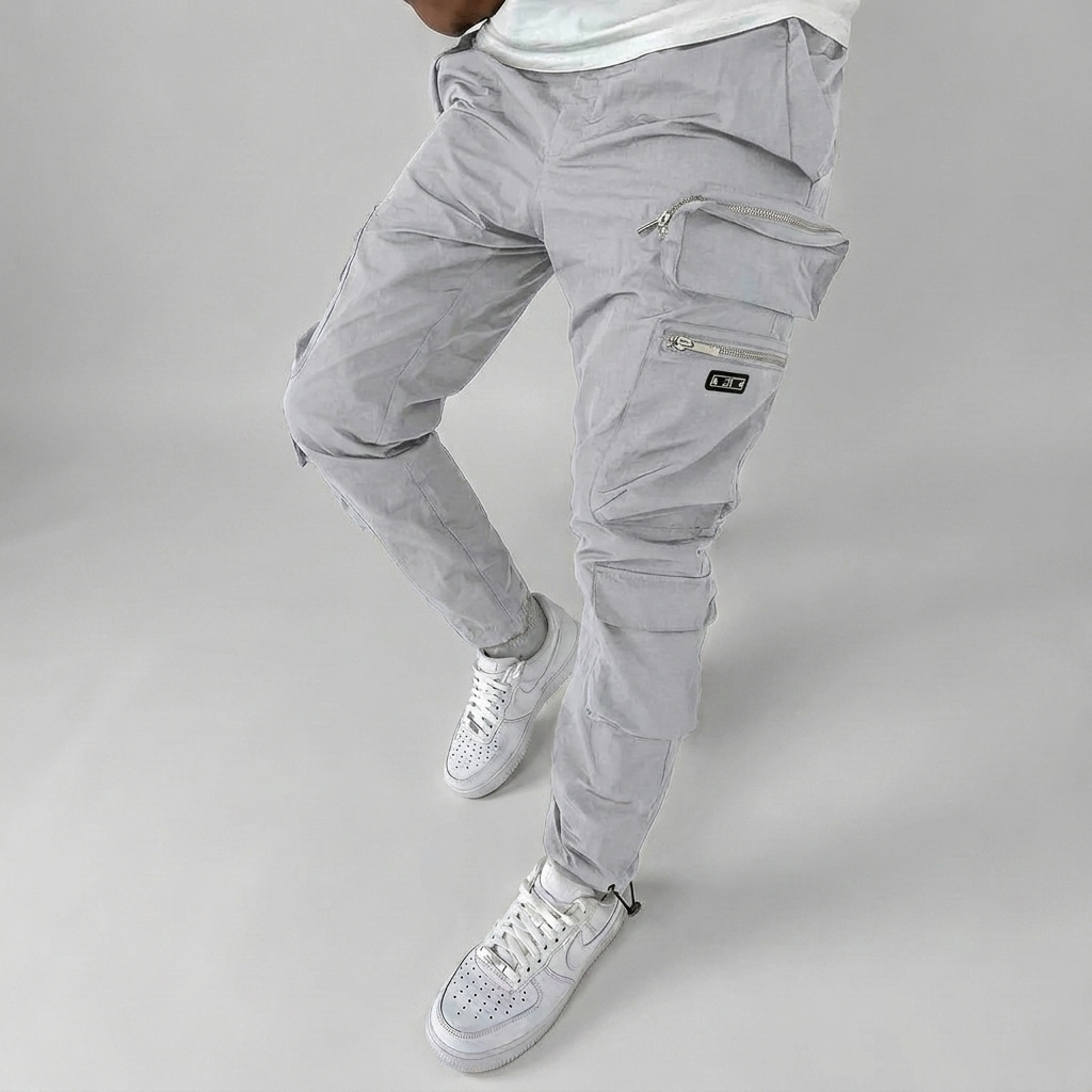 Tristan | Beltless Utility Cargo Pants