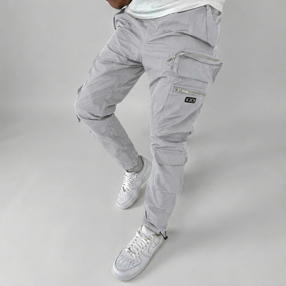 Tristan | Beltless Utility Cargo Pants
