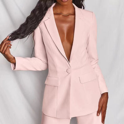 Ingrid | Blazer and Tailored Trousers Two Piece Pant Suit