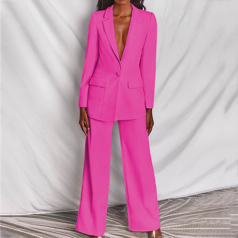 Ingrid | Blazer and Tailored Trousers Two Piece Pant Suit