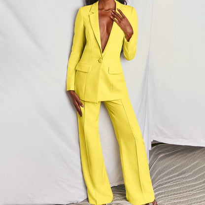 Ingrid | Blazer and Tailored Trousers Two Piece Pant Suit