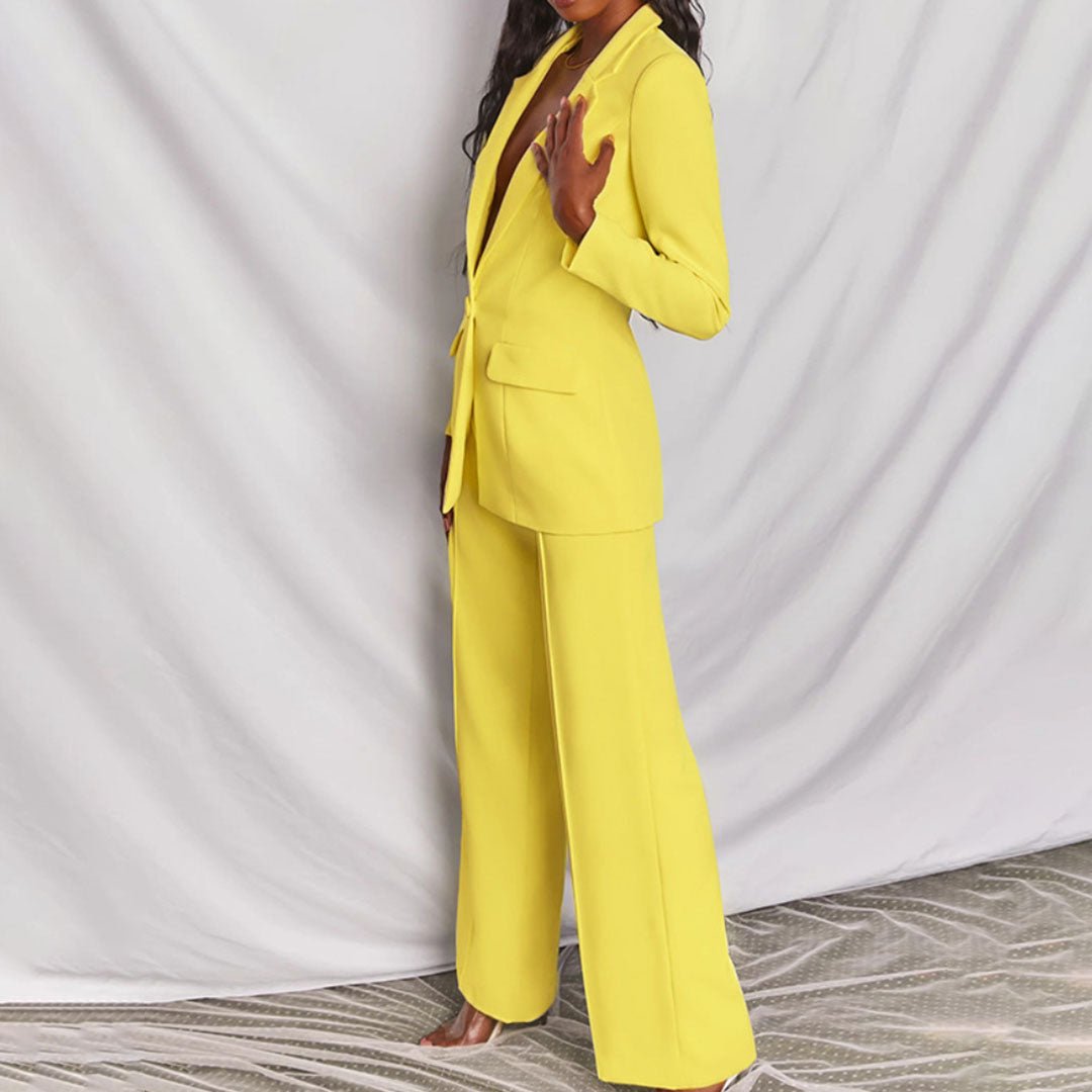 Ingrid | Blazer and Tailored Trousers Two Piece Pant Suit