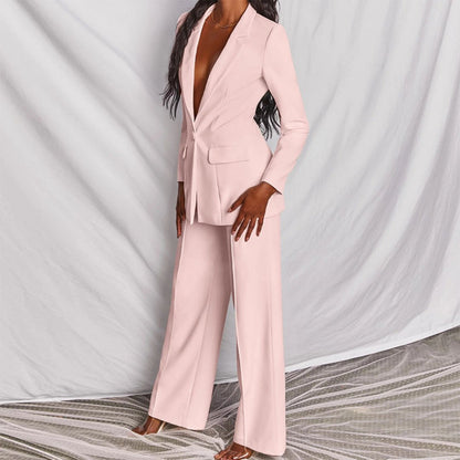 Ingrid | Blazer and Tailored Trousers Two Piece Pant Suit