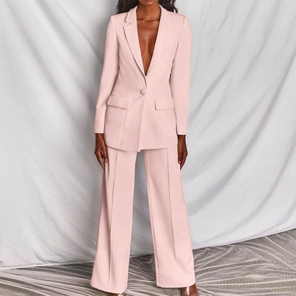 Ingrid | Blazer and Tailored Trousers Two Piece Pant Suit