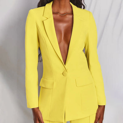 Ingrid | Blazer and Tailored Trousers Two Piece Pant Suit
