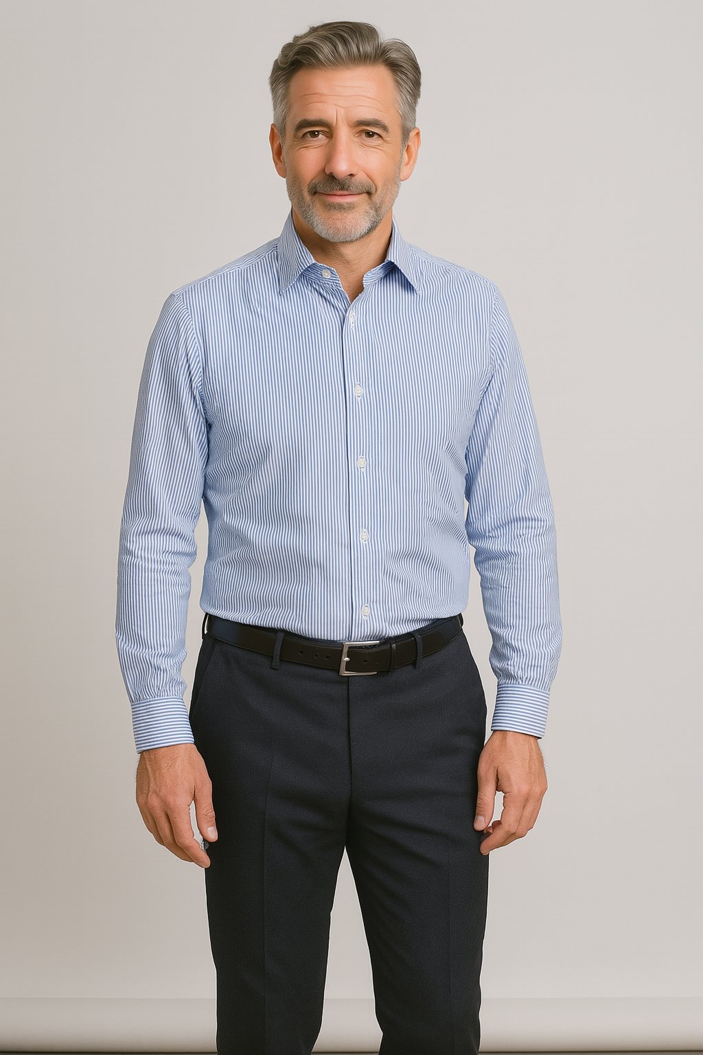 Rory | Long Sleeve Cotton Business Dress Shirt