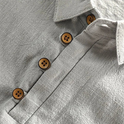 Jasper | Linen Short Sleeve Regular Fit Polo Shirt