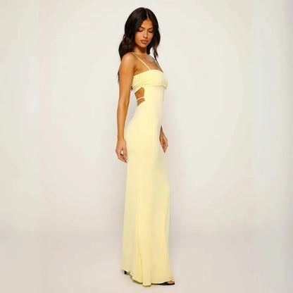 Seraphina | Open Back Maxi Cocktail Dress