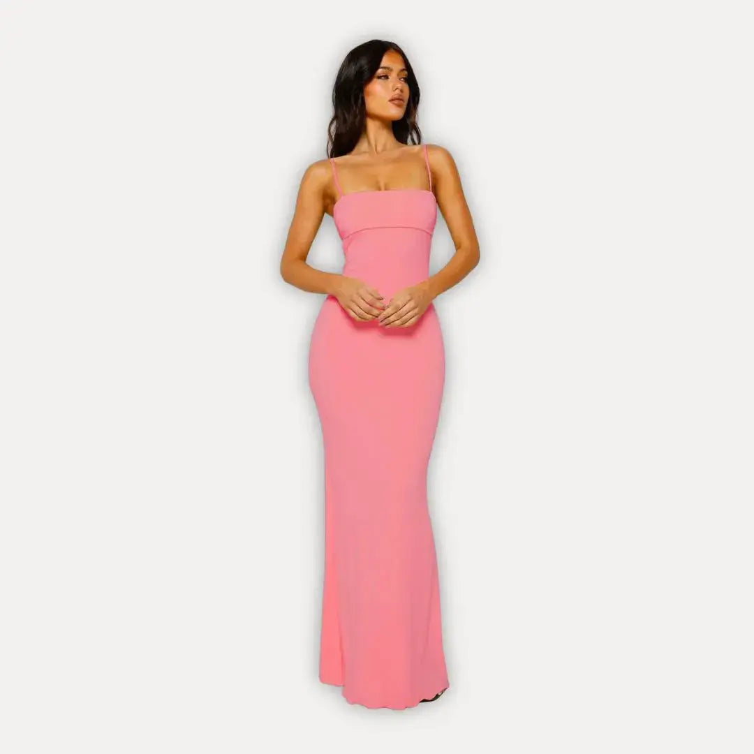 Seraphina | Open Back Maxi Cocktail Dress
