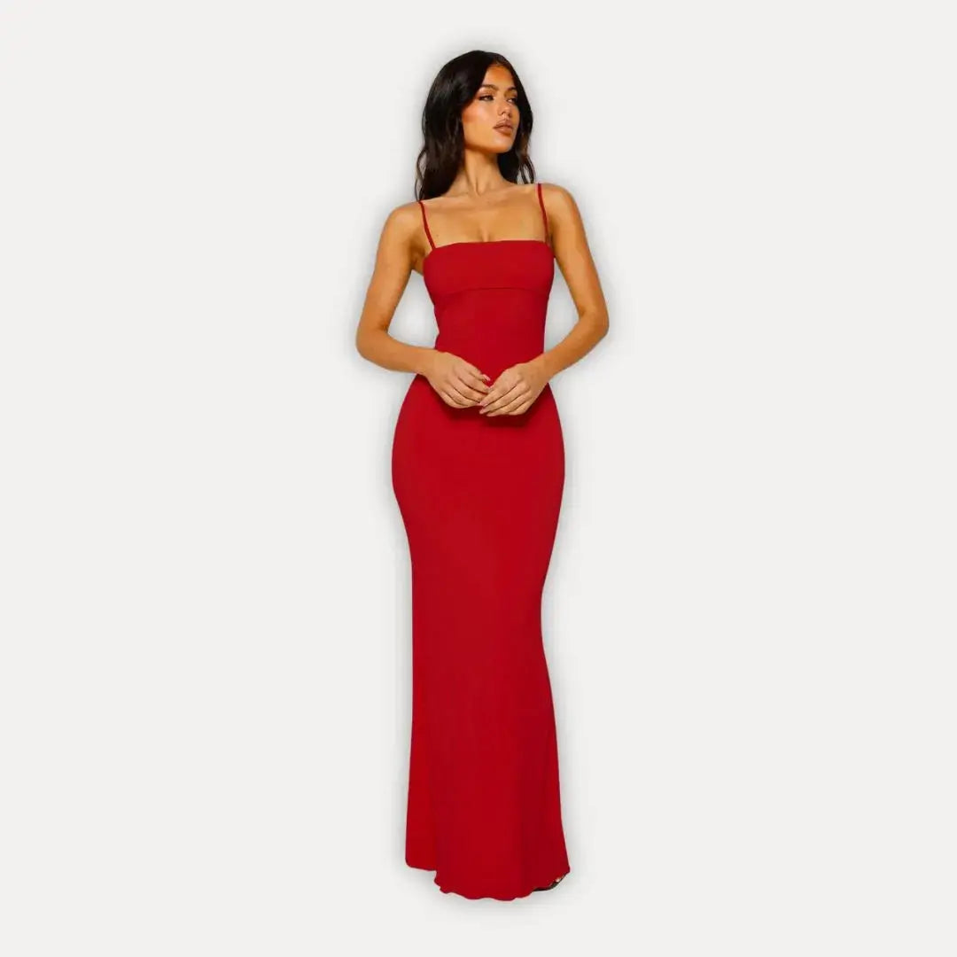 Seraphina | Open Back Maxi Cocktail Dress