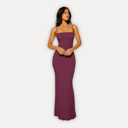 Seraphina | Open Back Maxi Cocktail Dress