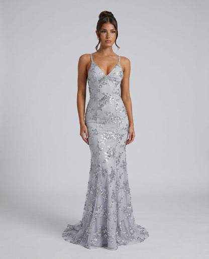 Rosalind | Sequin Mermaid Maxi Formal Evening Gown