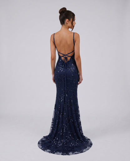 Rosalind | Sequin Mermaid Maxi Formal Evening Gown
